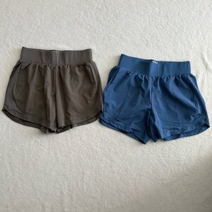 2 pairs tek gear kohls women’s Athletic Shorts Wide Waistband